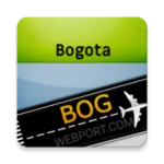 bogota airport + flight tracker android application logo